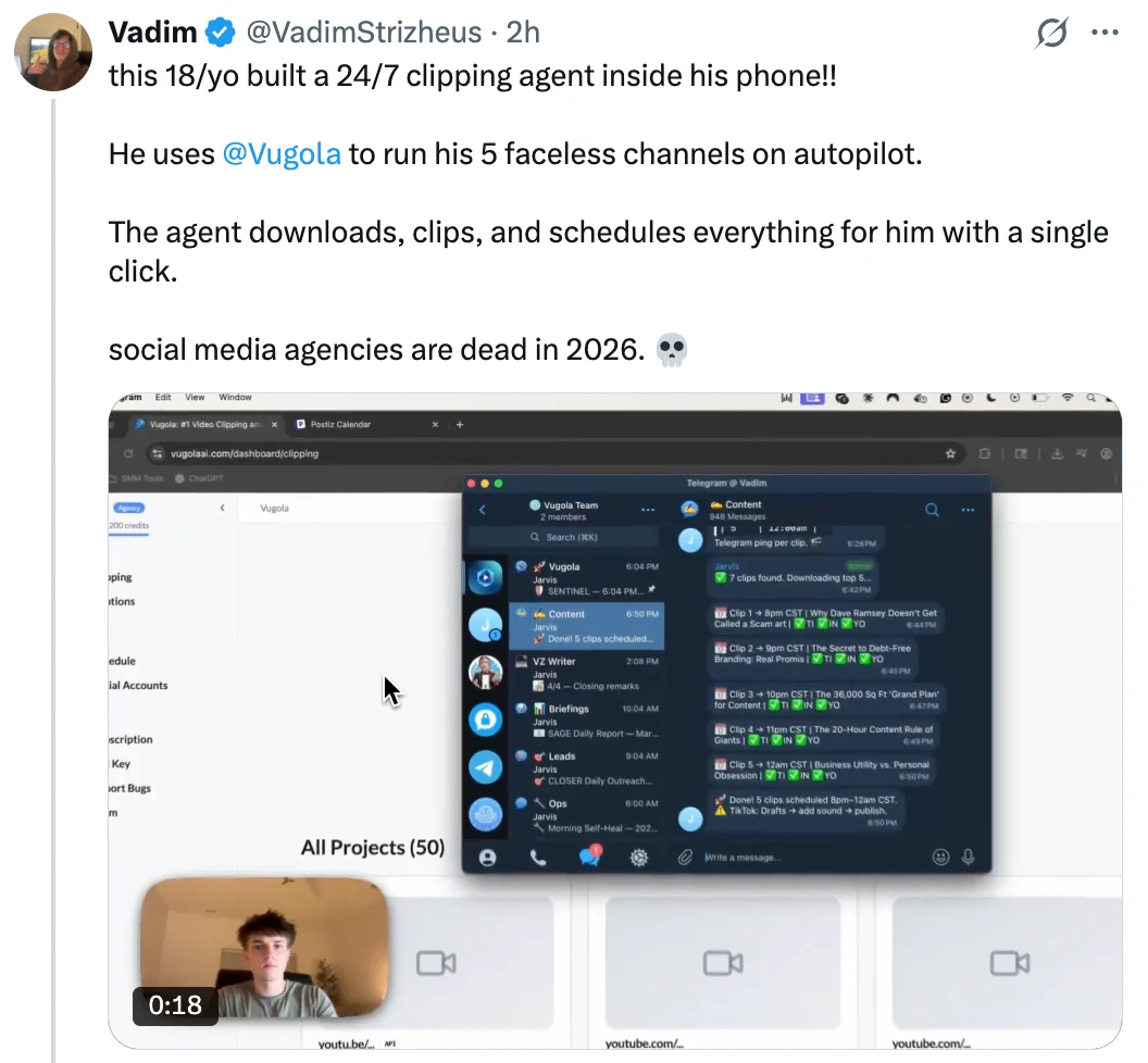 我，18岁高中生，靠15个龙虾员工开公司“干翻”行业，16万网友围观