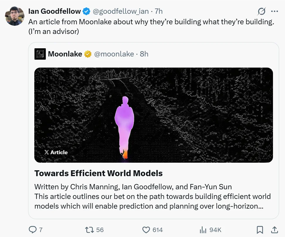 GAN之父Ian Goodfellow病后归来，剑指高效世界模型